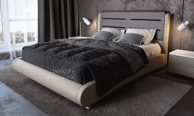 Кровать из экокожи "Vera-classic"