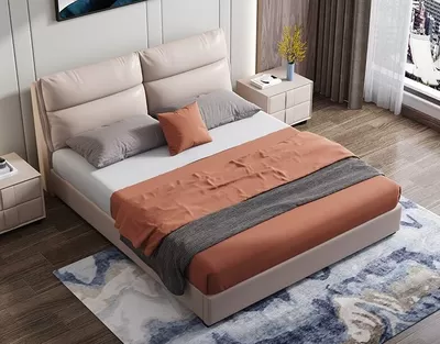 Кровать из ткани "ЭКО Камилла"